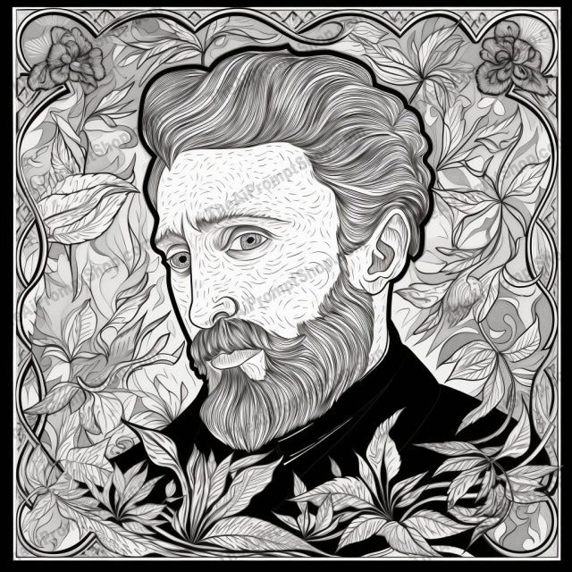 AI Midjourney Prompt for Coloring Pages - 2356