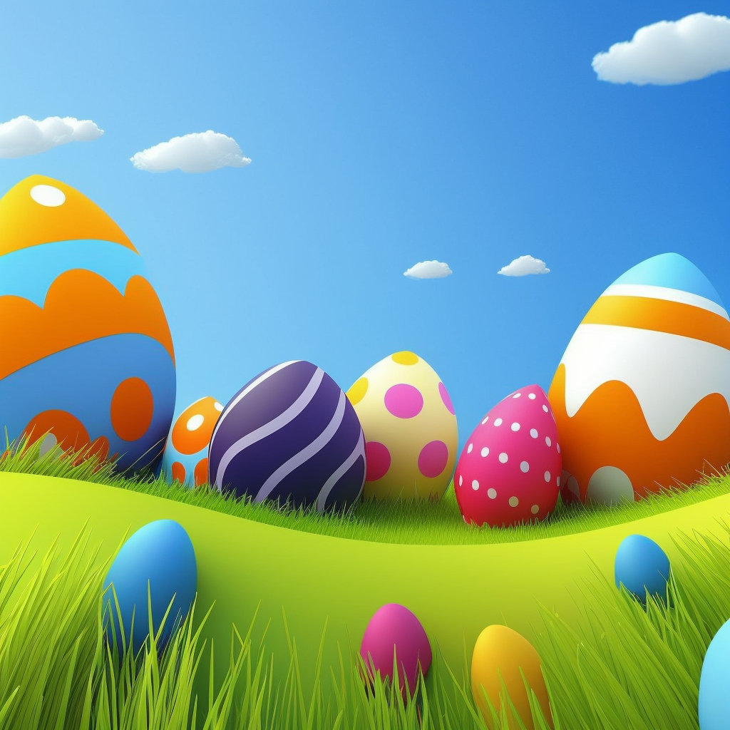 AI Midjourney Prompt for Easter - Easter Egg Hunt