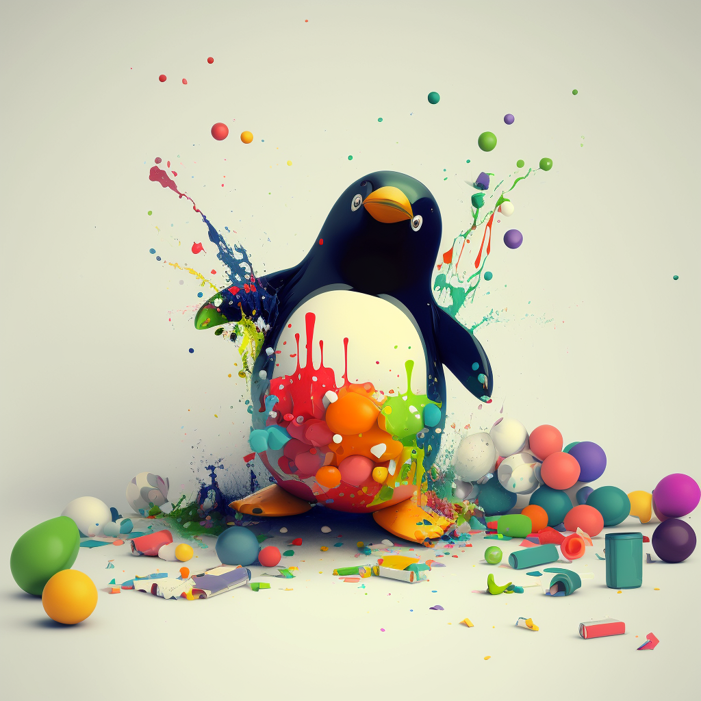 AI Midjourney Prompt for Animal -  Colorful Animal Adventure