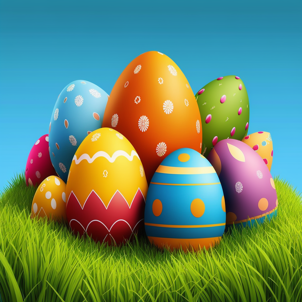 AI Midjourney Prompt for Easter - Easter Egg Hunt