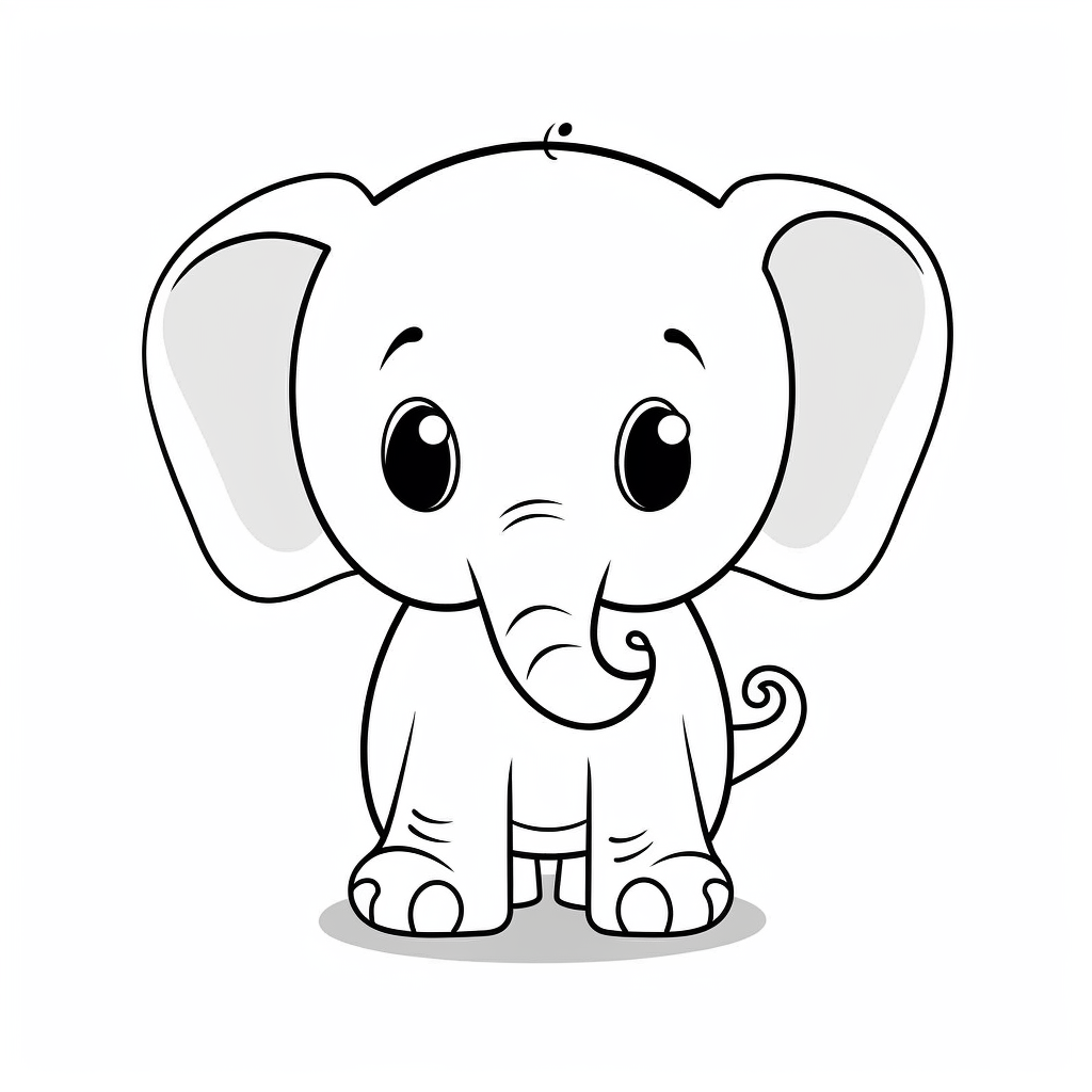 AI Midjourney Prompt for Coloring Page - Vector Animal Coloring Book