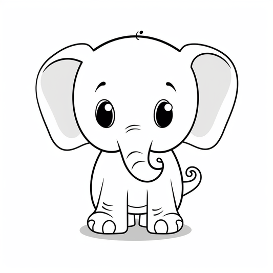AI Midjourney Prompt for Coloring Page - Vector Animal Coloring Book