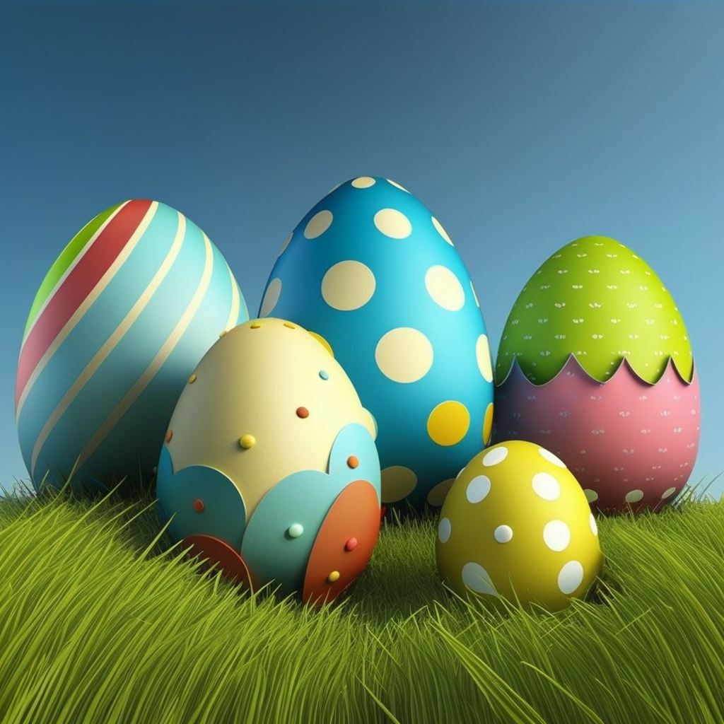 AI Midjourney Prompt for Easter - Easter Egg Hunt
