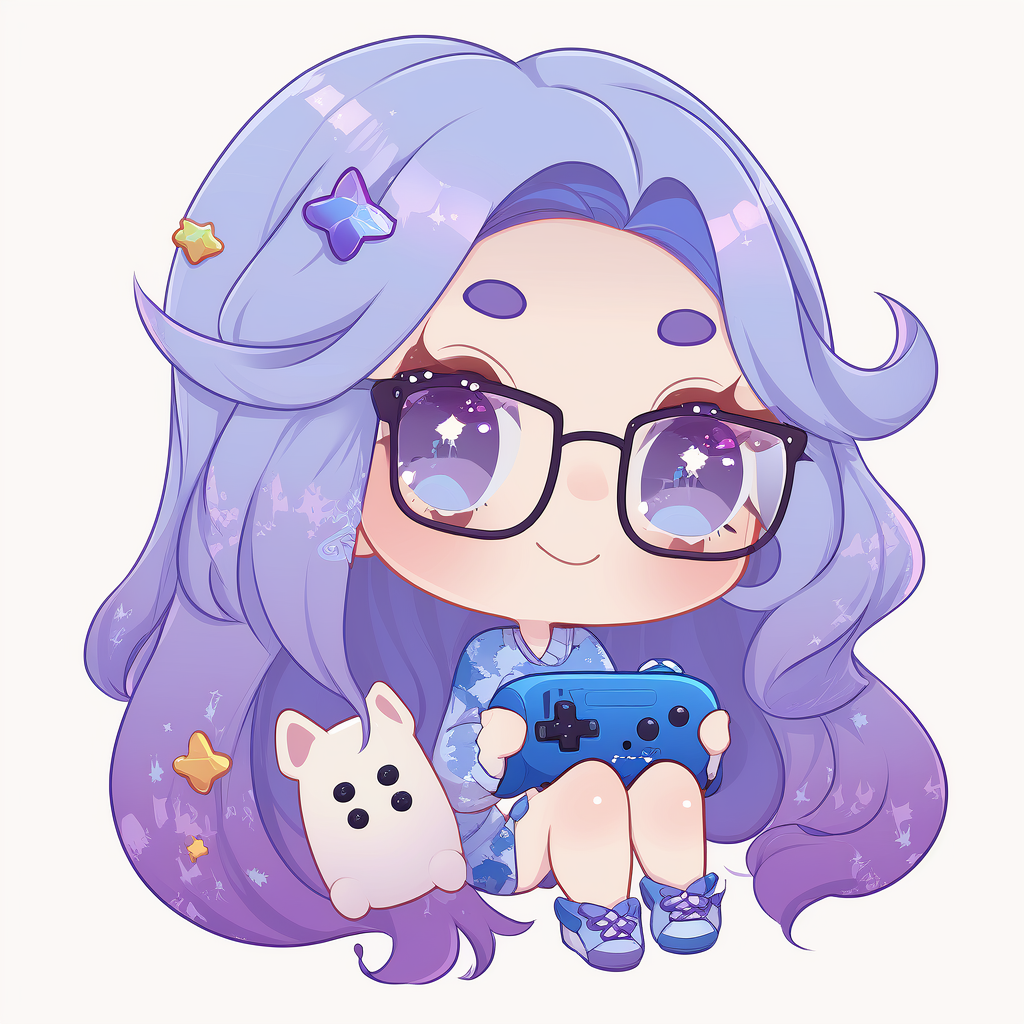 AI Midjourney Prompt for Character - Chibi Gamer Character