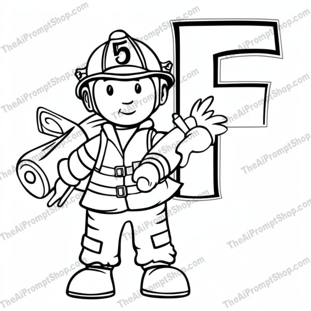 AI Midjourney Prompt for Coloring Pages - 2592