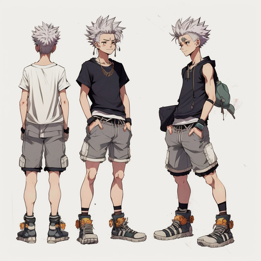 AI Midjourney Prompt for Character - Brave Game Concept Art