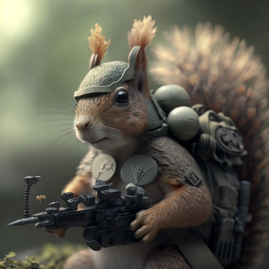 AI Midjourney Prompt for Animal - Armed Forces Animal