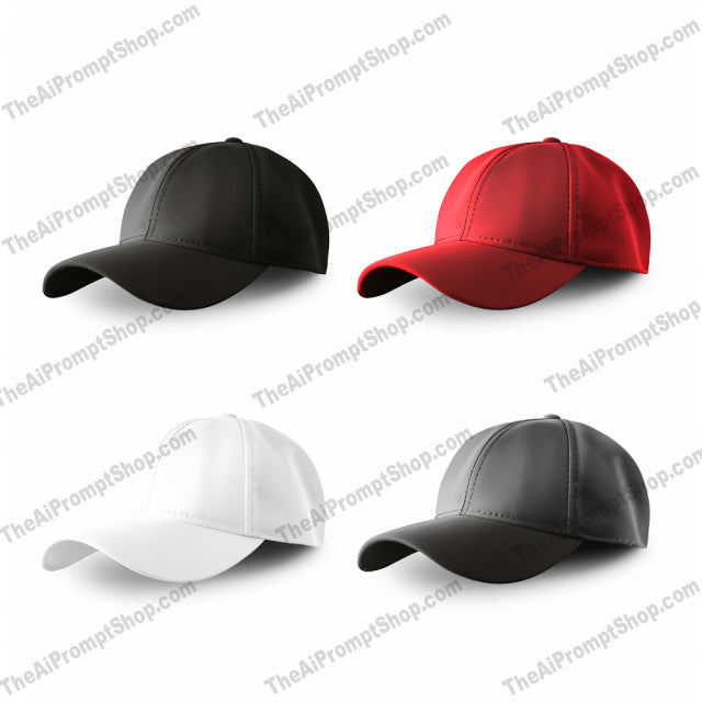 AI Midjourney Prompt for Bold and Colorful Caps