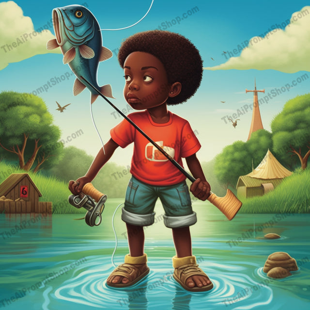 AI Midjourney Prompt for C109 - Storybook Illustrations - Afrocaribbean Realism