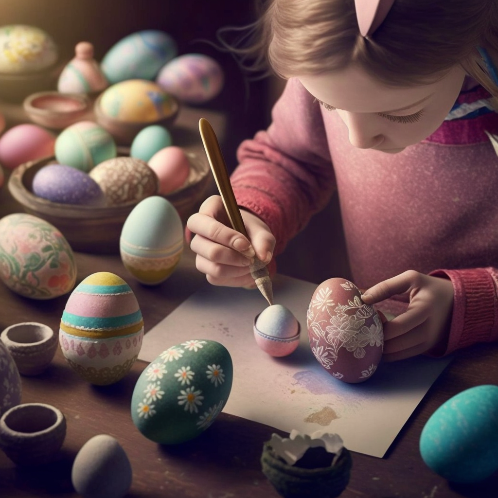 AI Midjourney Prompt for Easter - Realistic