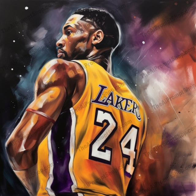 AI Midjourney Prompt for C103 - Storybook Illustrations - Lakers in Soft Pastels