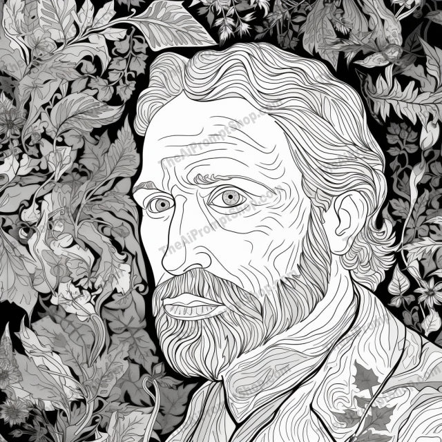 AI Midjourney Prompt for Coloring Pages - 2356