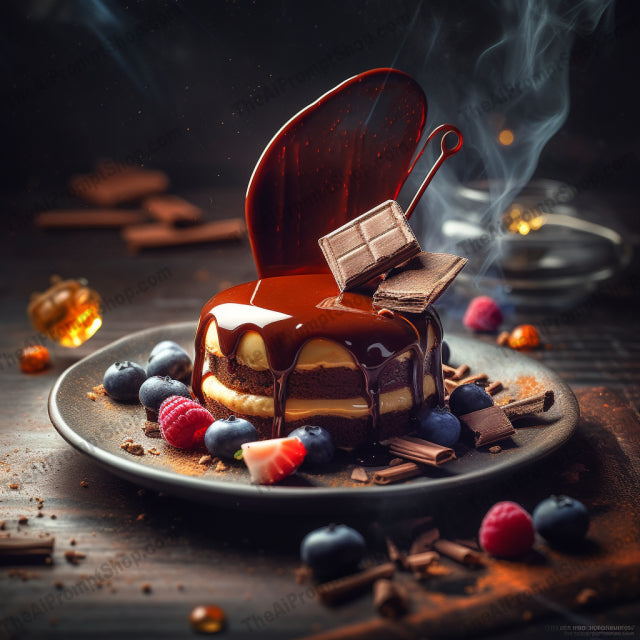 AI Midjourney Prompt for Dessert Photography