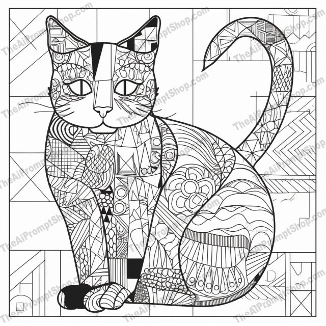 AI Midjourney Prompt for Coloring Pages - 2359