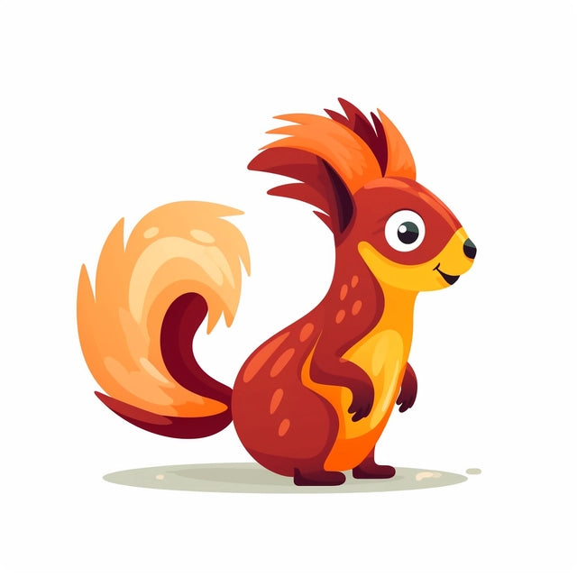 AI Midjourney Prompt for Animal Poses Illustrations