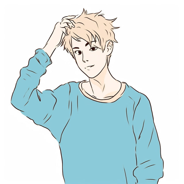 AI Midjourney Prompt for Line Drawing Style Portrait