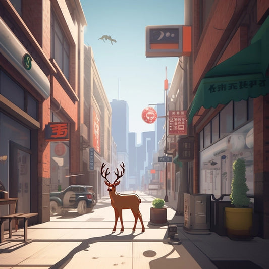 AI Midjourney Prompt for Mischievous Animal Motif