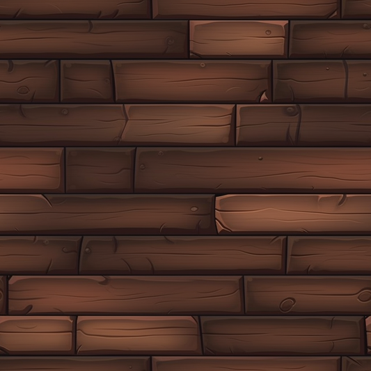 AI Midjourney Prompt for Pattern - Hand-Painted Wooden Wall Game Texture