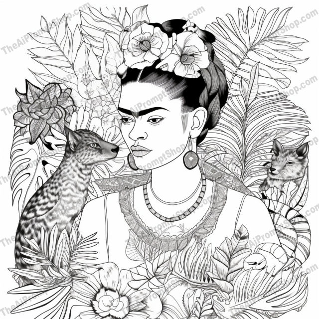 AI Midjourney Prompt for AI Midjourney Prompt for Coloring Pages - 2363