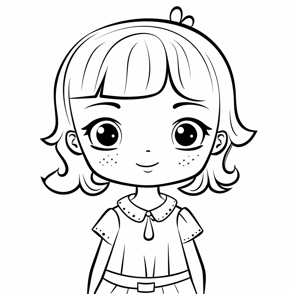 AI Midjourney Prompt for Coloring Page - Clear Fantasy Sport