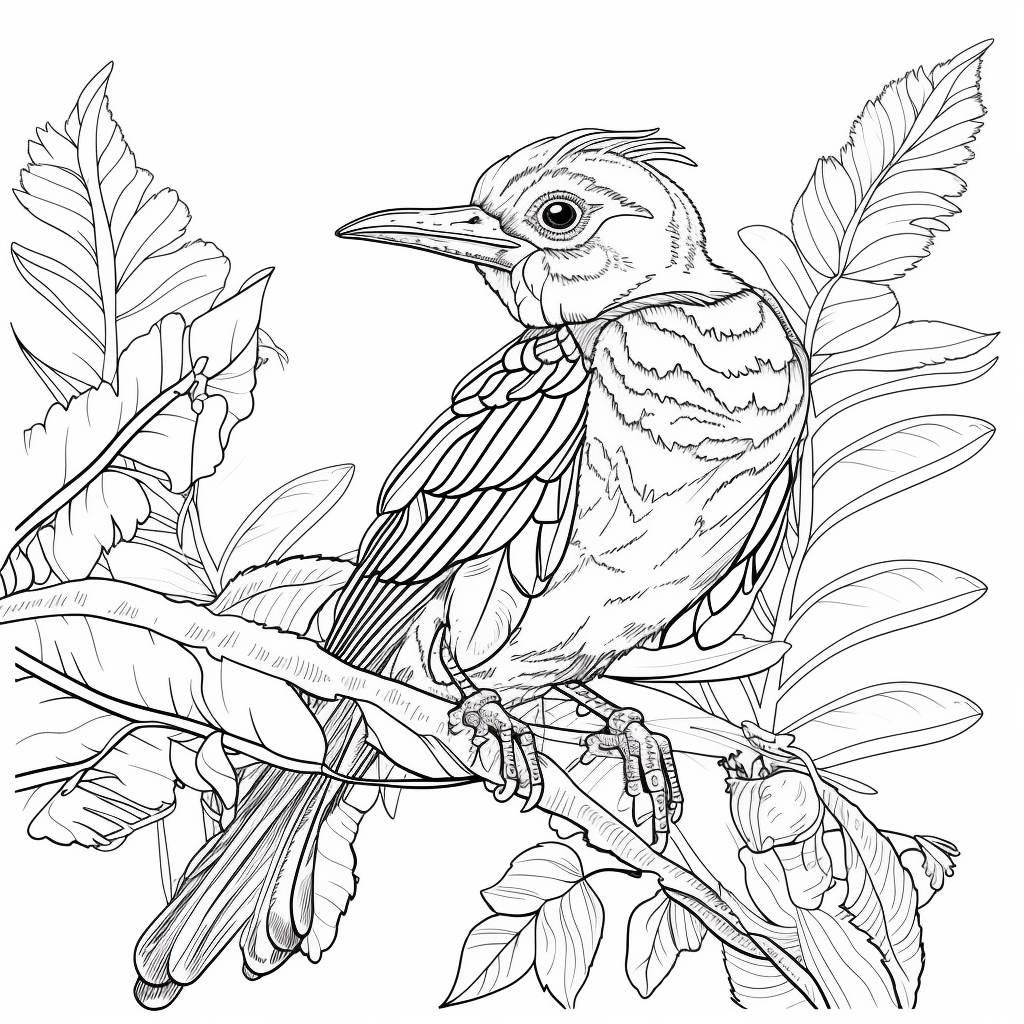 AI Midjourney Prompt for Coloring Page - Dynamic Jumping Dog Sticker