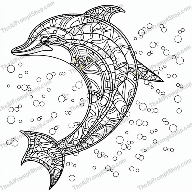 AI Midjourney Prompt for Coloring Pages - 2167