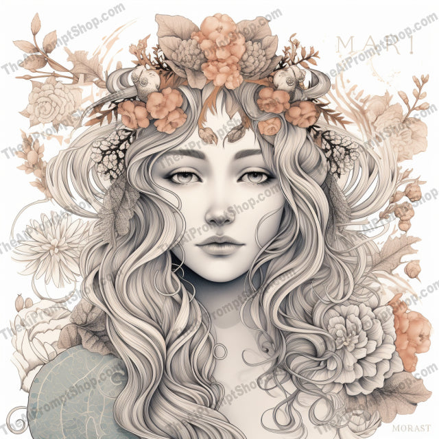 AI Midjourney Prompt for Coloring Pages - 2570