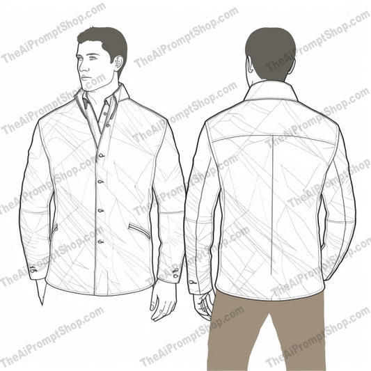 AI Midjourney Prompt for Precisionist White Jackets