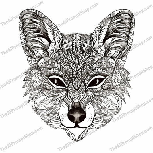 AI Midjourney Prompt for Coloring Pages - 2367