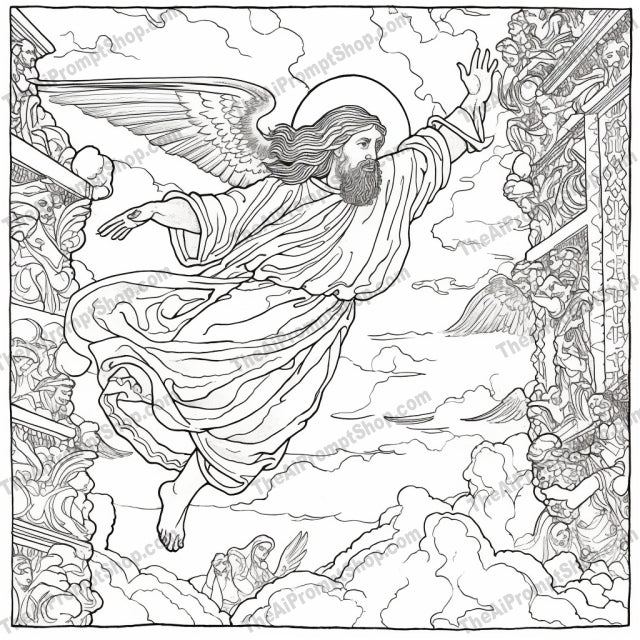 AI Midjourney Prompt for Coloring Pages - 2357