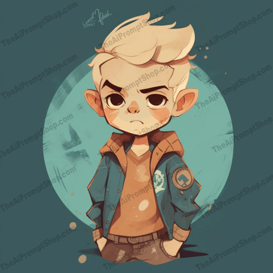 AI Midjourney Prompt for Cartoons - 2177