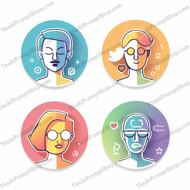 AI Midjourney Prompt for Logos - 1269