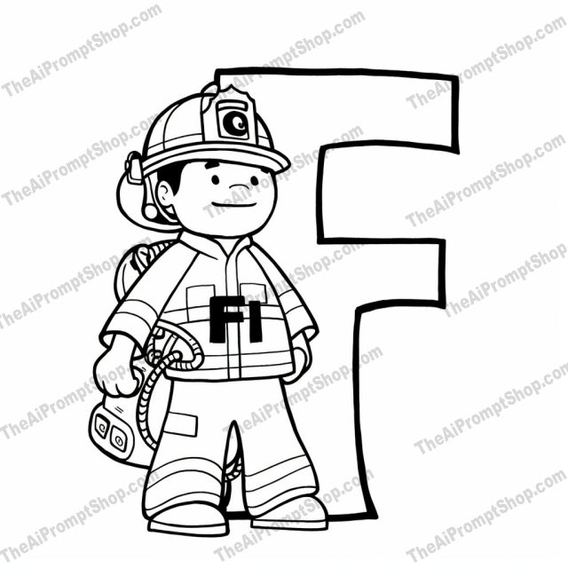 AI Midjourney Prompt for Coloring Pages - 2592