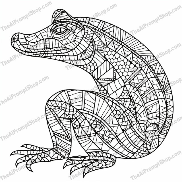 AI Midjourney Prompt for Coloring Pages - 2167