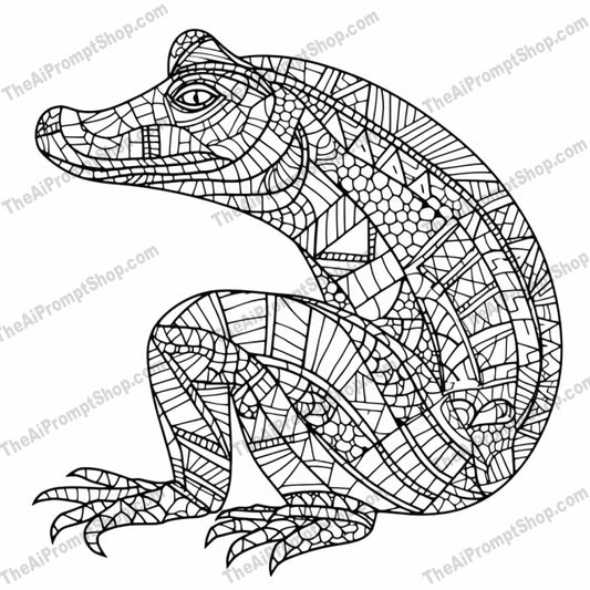 AI Midjourney Prompt for Coloring Pages - 2167