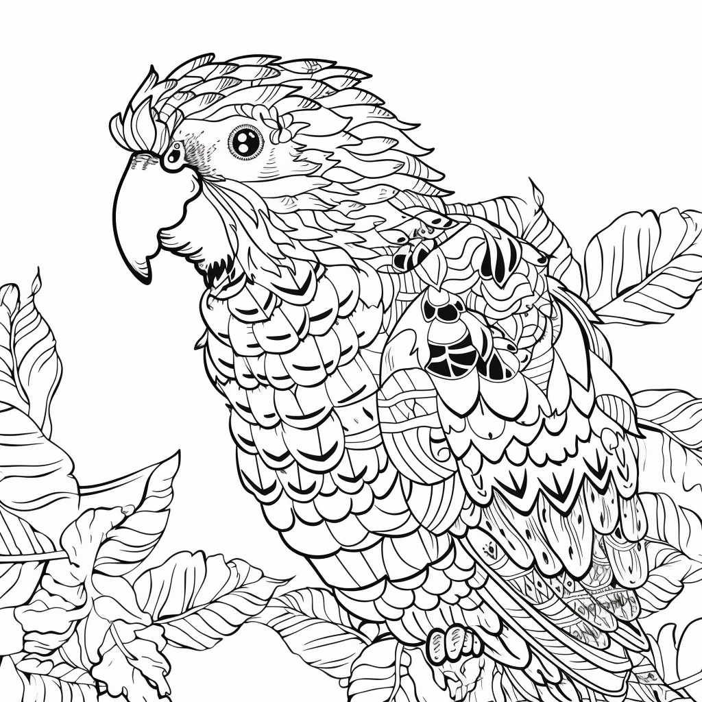 AI Midjourney Prompt for Coloring Page - Dynamic Jumping Dog Sticker