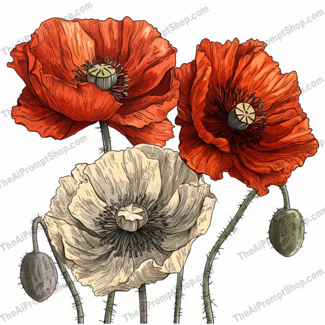 AI Midjourney Prompt for AI Midjourney Prompt for Florals - 1808