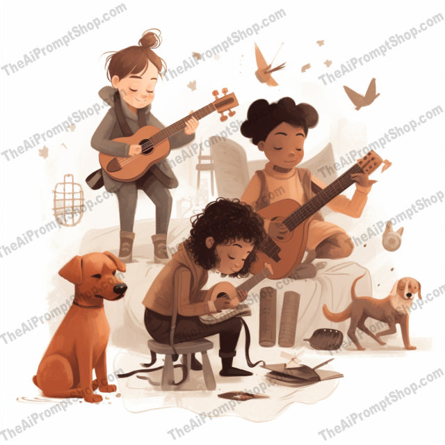 AI Midjourney Prompt for AI Midjourney Prompt for Storybook Illustrations - 2287