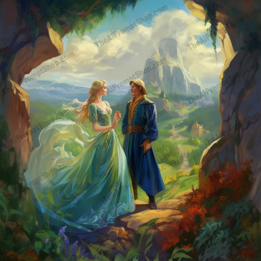 AI Midjourney Prompt for C78 - Storybook Illustrations - Cinderella Wedding Fantasy