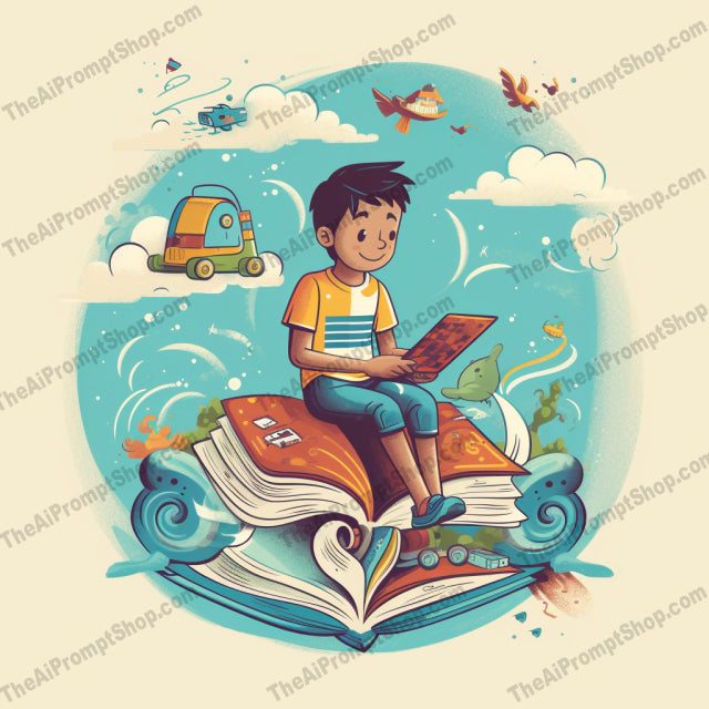 AI Midjourney Prompt for C2 - Storybook Illustrations - Toyful Book Adventures