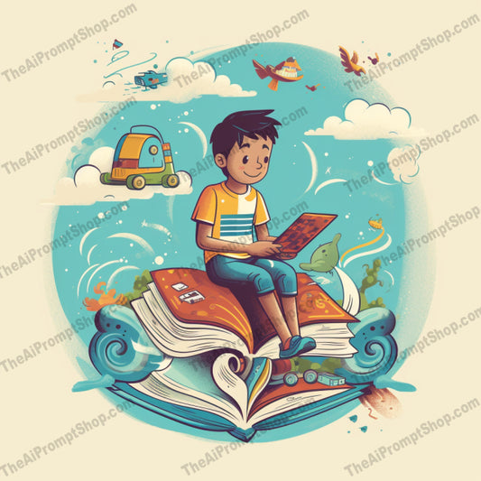 AI Midjourney Prompt for C2 - Storybook Illustrations - Toyful Book Adventures