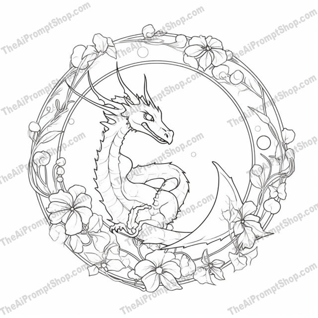AI Midjourney Prompt for Inspired Coloring Book