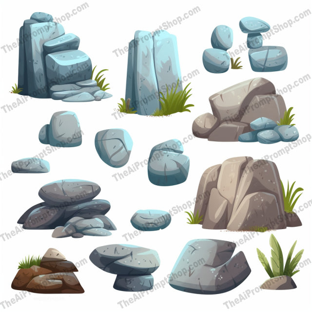 AI Midjourney Prompt for Rock and Stone Artscapes