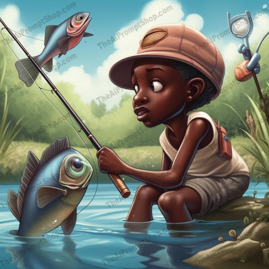 AI Midjourney Prompt for C109 - Storybook Illustrations - Afrocaribbean Realism