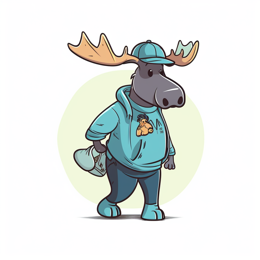 AI Midjourney Prompt for T-Shirt Design - Cartoon Animal T-shirt Design