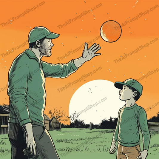 AI Midjourney Prompt for C276 - Storybook Illustrations - Playing Ball
