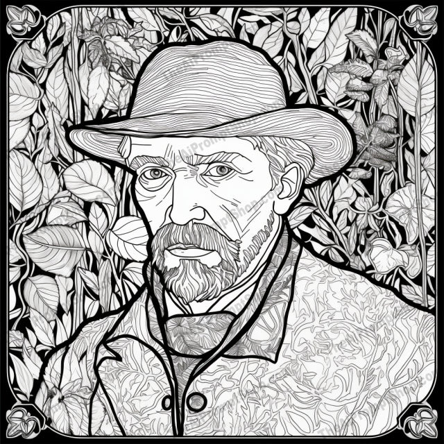AI Midjourney Prompt for Coloring Pages - 2356