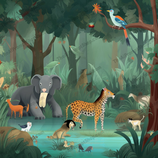 AI Midjourney Prompt for AI Midjourney Prompt for Storybook Illustrations - 2380