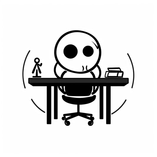 AI Midjourney Prompt for Animated Black and White Logo