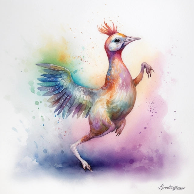 AI Midjourney Prompt for Energetic Animal Illustration